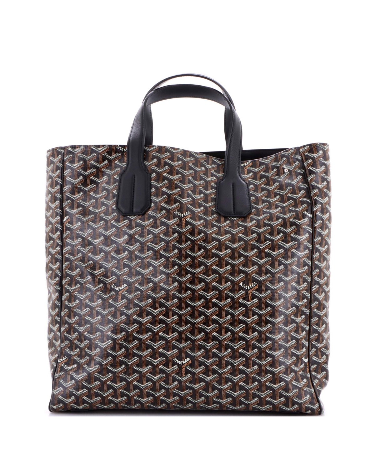 Pre-Owned Goyard Voltaire Iii Tote Coated Canvas