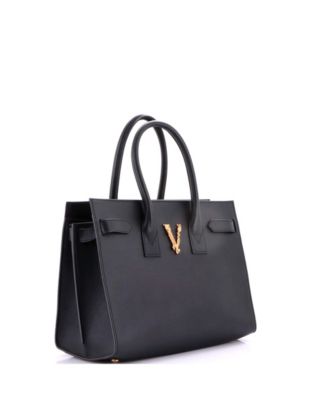Virtus Belted Tote Leather