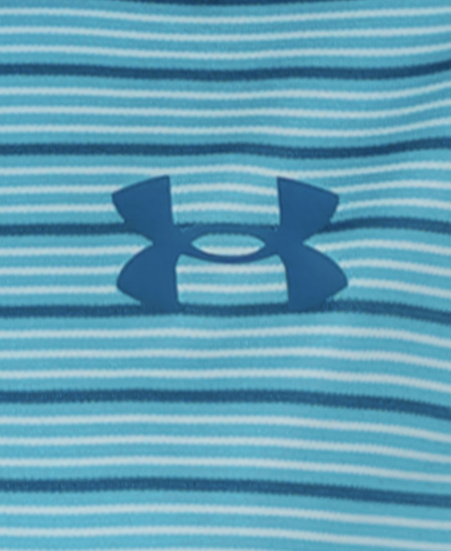 Поло Under Armour Matchplay Striped Polo Shirt для мальчиков, цвет: Синий — фото 5