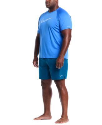 Men's Big & Tall Short-Sleeve Hydro Guard Swim Shirt
