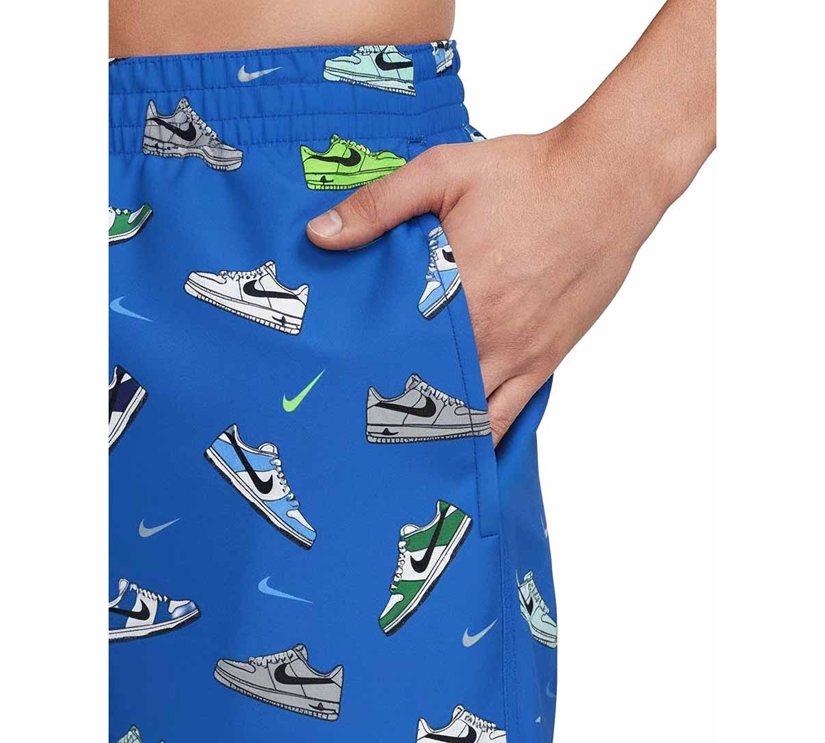 Nike Men's 7" Sneaker Print Volley Swim Shorts