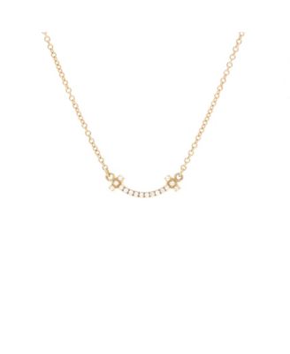 T Smile Pendant Necklace