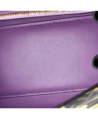 Medium x Fendi Fendace La Medusa Top Handle Bag Printed Laminated Leather with Leather