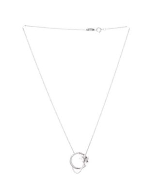 Victoria Vine Circle Pendant Necklace