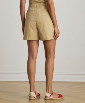 Women's Pleated Wide-Leg Shorts