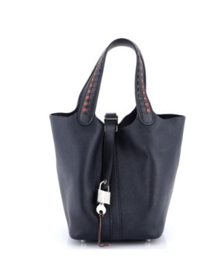 PM Picotin Lock Bag Tressage Epsom