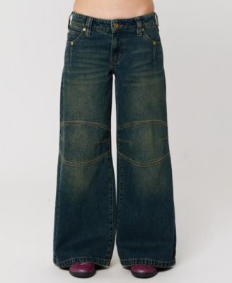 Women's Mega Riley Engineered Low Rise Baggy Jeans
