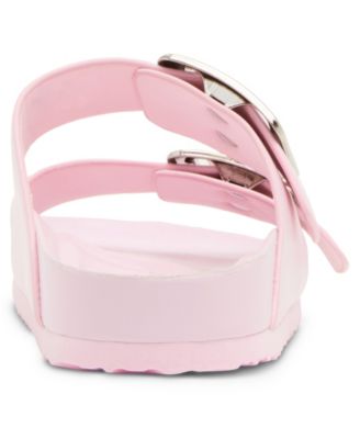 Bodie Buckle Footbed Slide Sandals