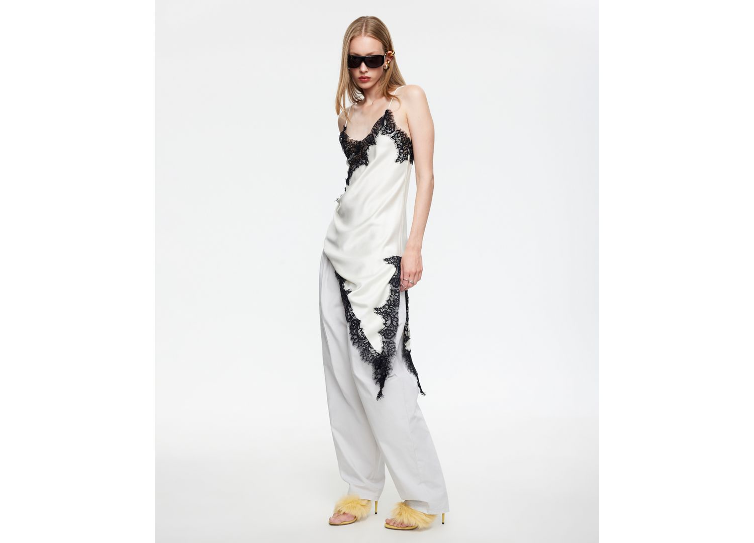 Women's Emerging Sleeveless Asymmetric Midi Dress