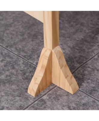 Wooden Kitchen Step Stool for Kids, Foldable Toddler Tower, Helper Stool for Kitchen Counter with Support Handles Safety Rail