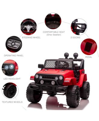 12V Kids Ride On Truck with Remote and Suspension