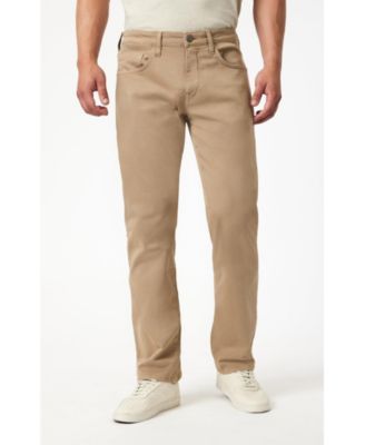Men's Zach Straight Leg In Khaki Casual Twill Pant