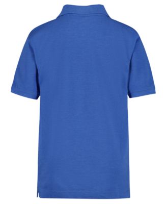Boys' 8-20 Anchor Solid Button-Front Polo Shirt