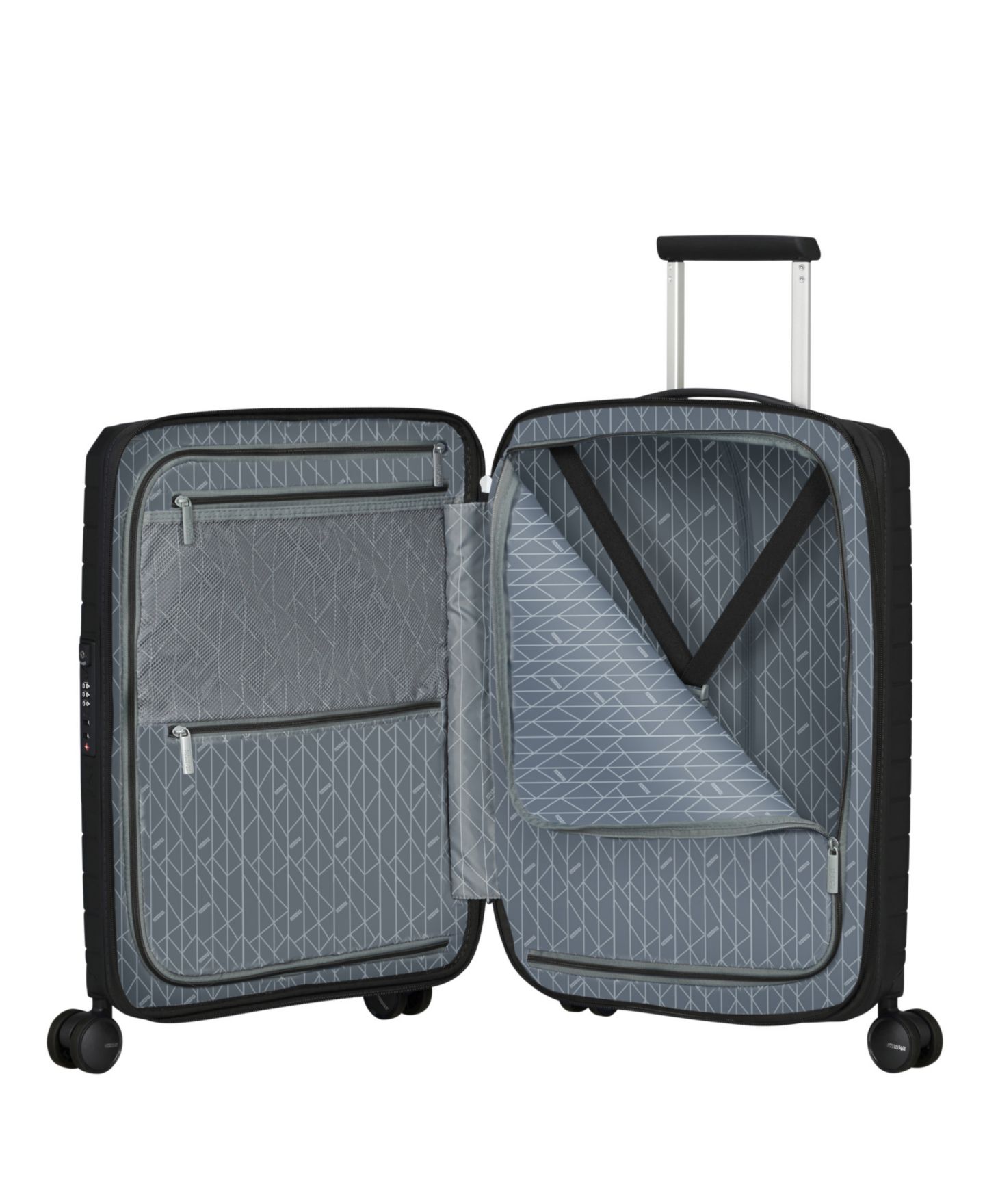 Чемодан American Tourister FastForward Expandable Carry-On Spinner, цвет: Чёрный — фото 7