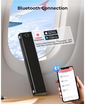 M08F Letter Thermal Printer, Portable Wireless Tattoo Stencil Printer