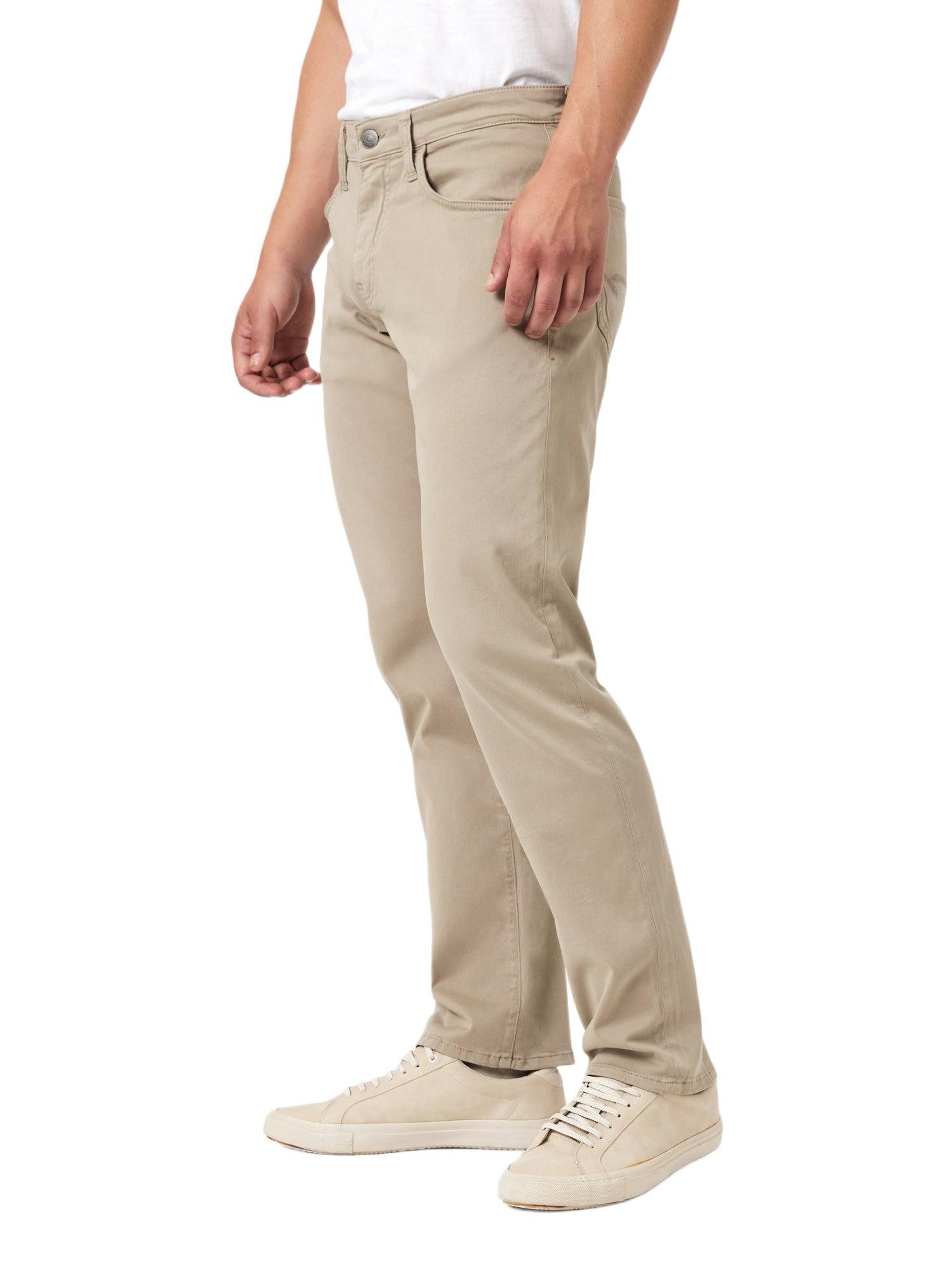 Men's Matt Relaxed Straight Leg In Sand Casual Twill