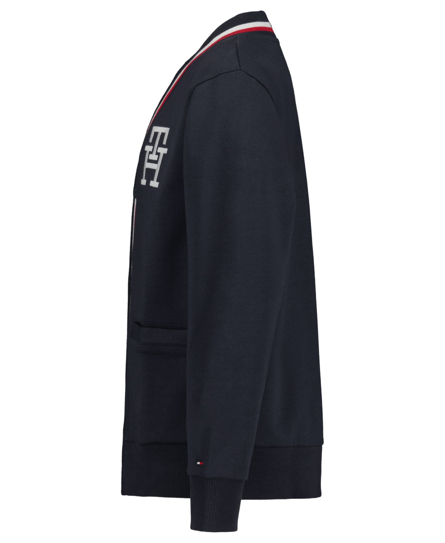 Кардиган Tommy Hilfiger Minimal V-Neck для мальчиков, цвет: Тёмно-синий — фото 6