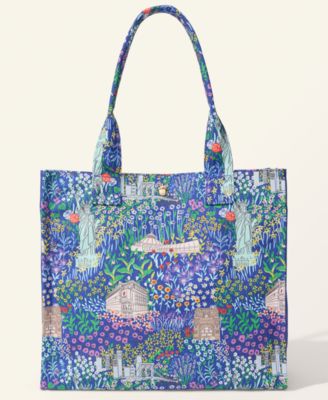 Flower Show Scenic Print Tote Bag