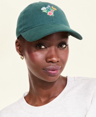 Flower Show Medallion Baseball Cap