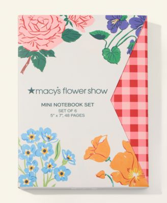 Flower Show 6-Pc. Mini Notebook Set