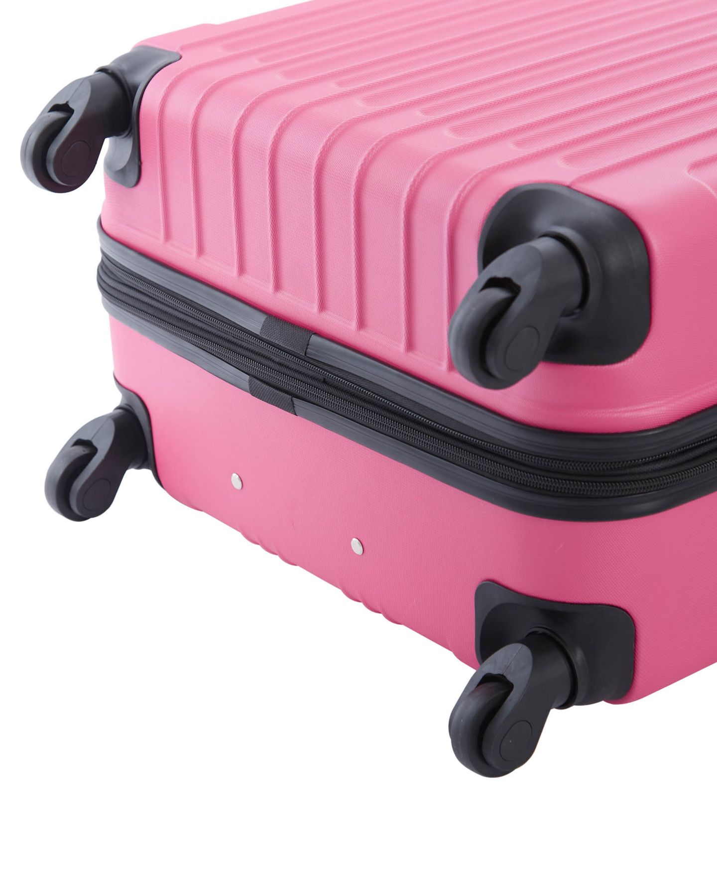 Чемоданы Travelers Club Midtown 4-Pc. Hardside Luggage Set, цвет: Нежно-розовый — фото 9