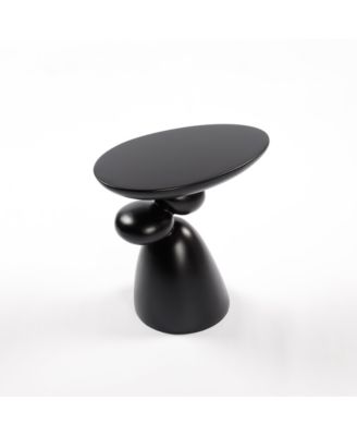 Modern Minimalist Fiberglass End Table for Living Room and Bedroom Decor