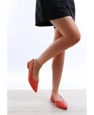 Women's Kurina Metallic Woven Slingback Sandals