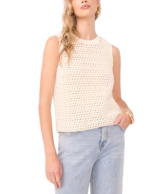 Women's Sleeveless Crew Neck Tank Top