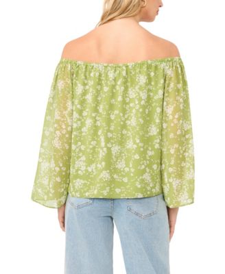 Women's Off The Shoulder Long-Sleeve Top