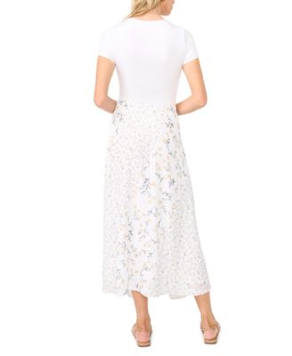 Women's Combo Asymmetric Maxi Skirt