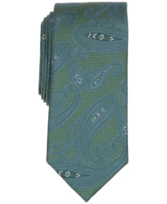 Men's Canary Paisley Tie