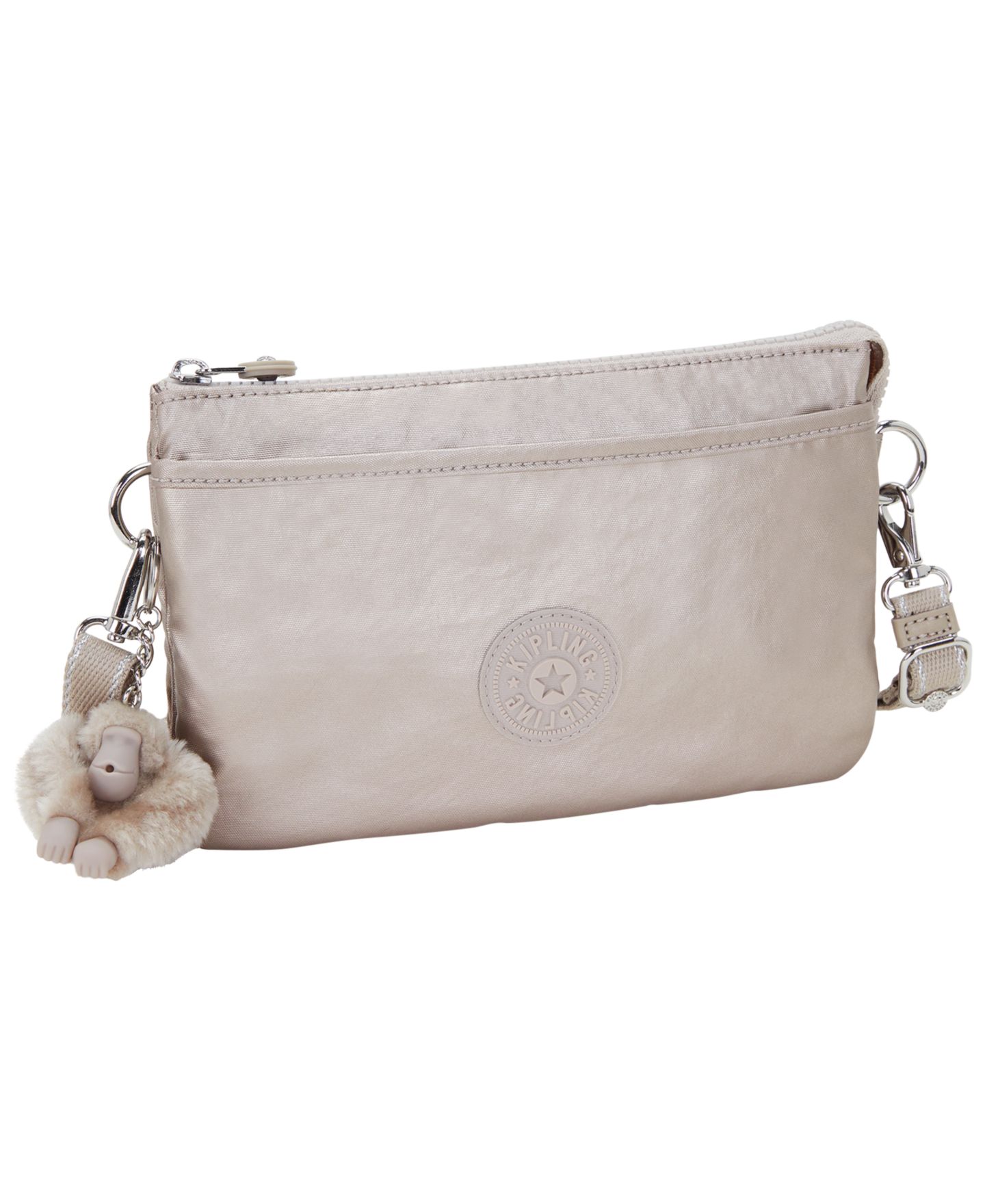 Женская сумка Kipling Riri Small Crossbody, цвет: Металлик сияющий — фото 3