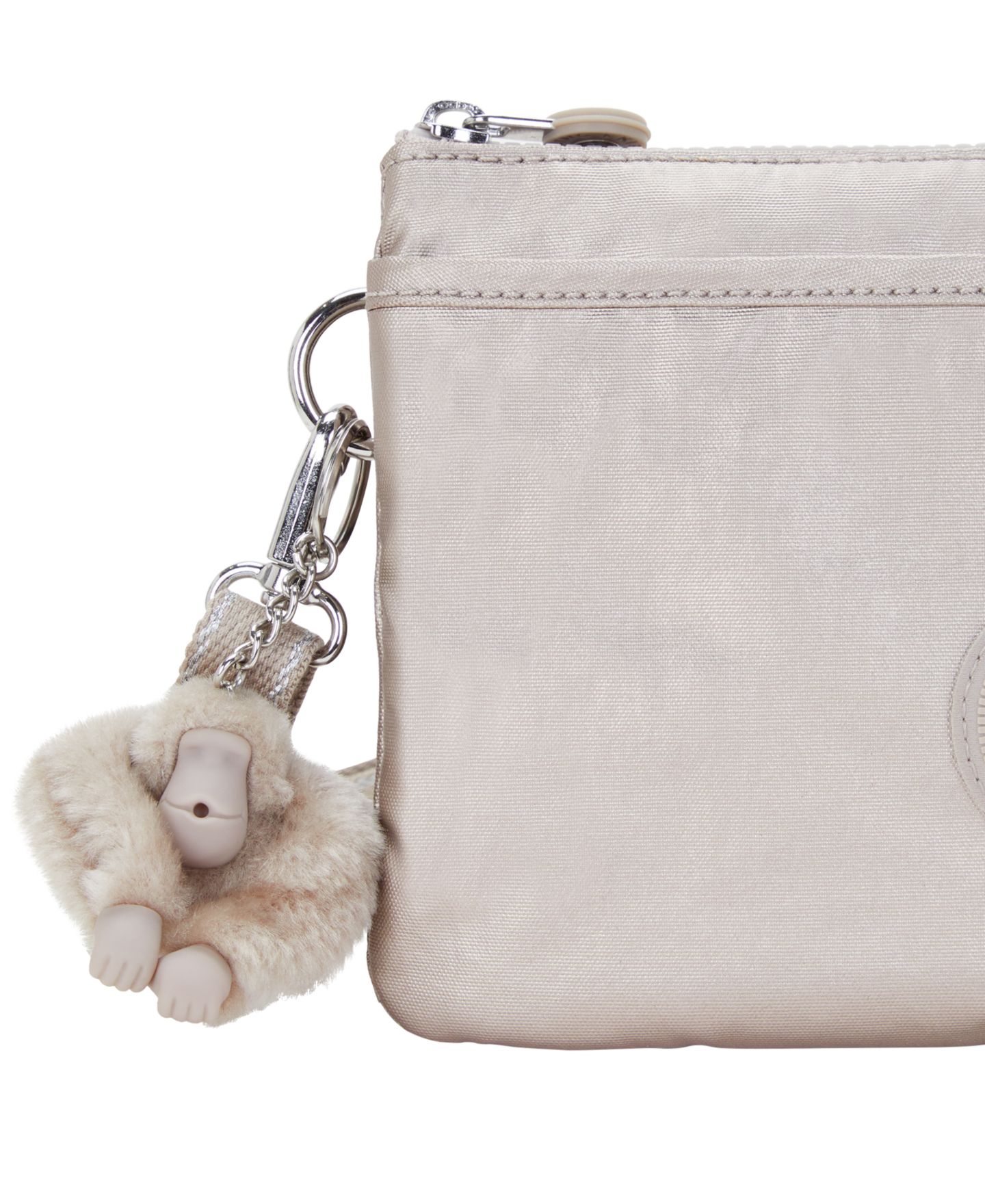 Женская сумка Kipling Riri Small Crossbody, цвет: Металлик сияющий — фото 5