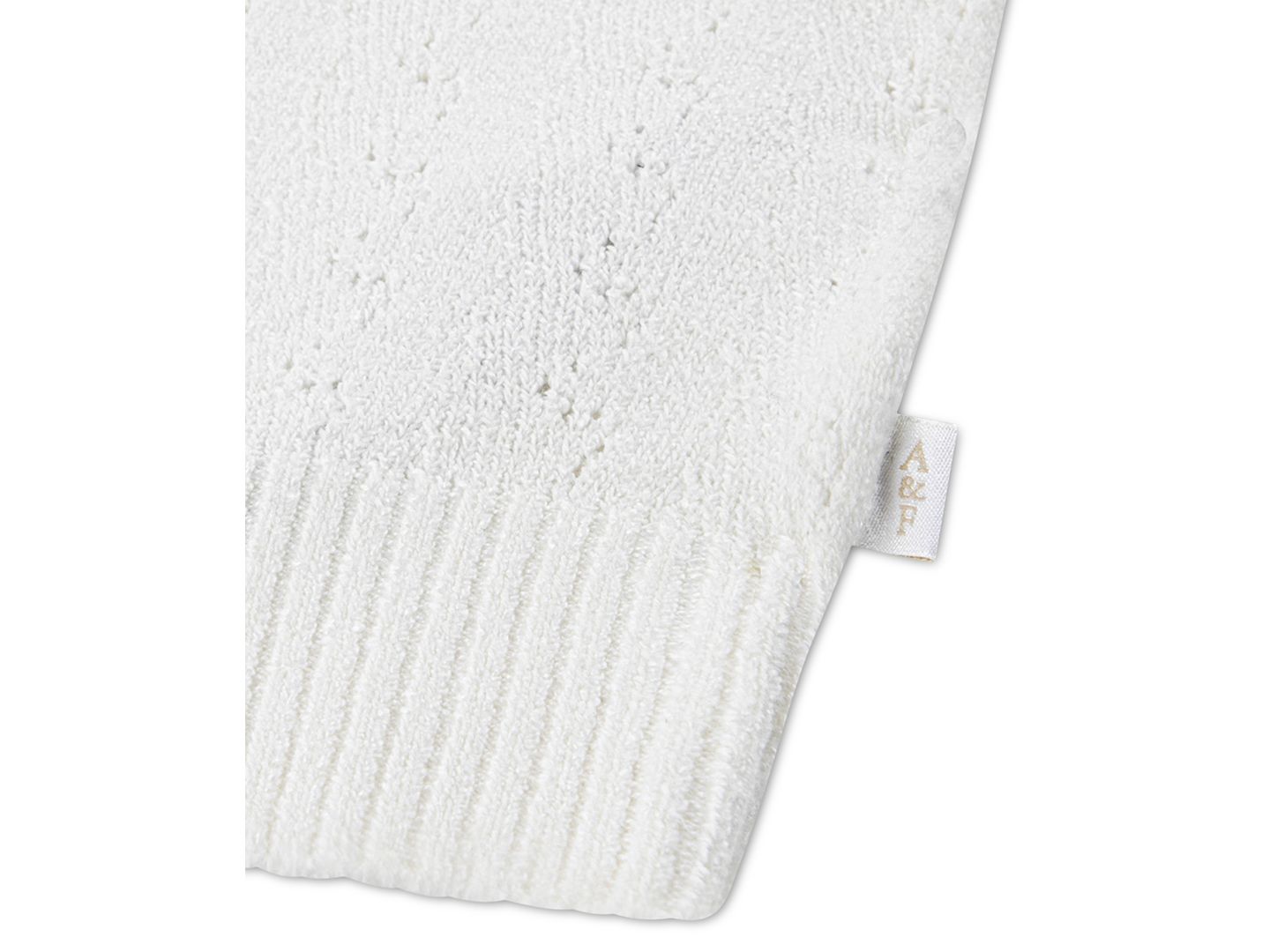 Кардиган abercrombie kids Pointelle V-Neck Cardigan для девочек, цвет: Яркий белый — фото 3