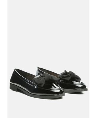 Womens Bowberry Bow Tie Patent Loafers