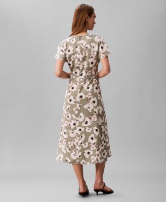 Women's Crewneck Midi Dress