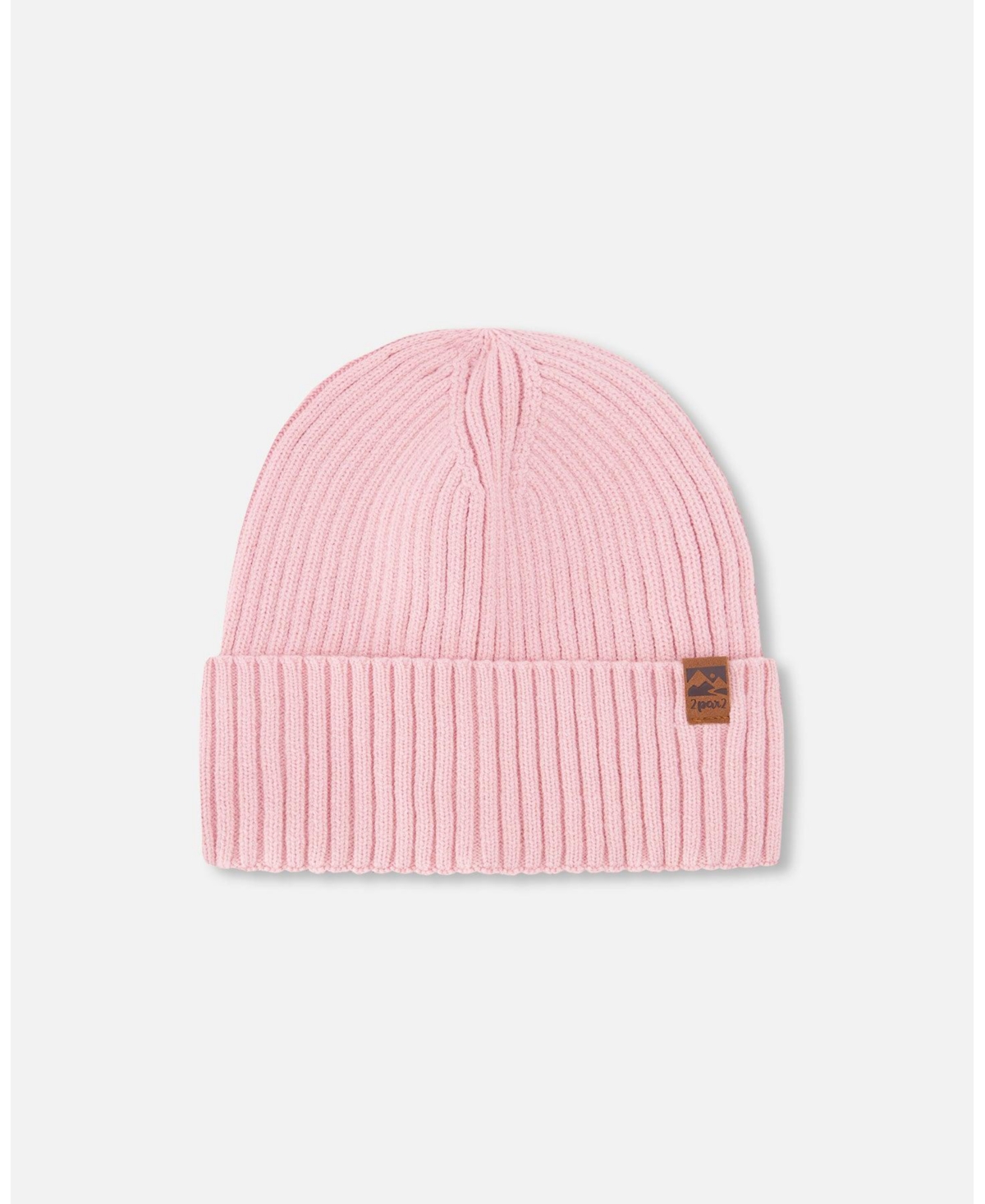 Deux par Girl Knit Hat Pale Pink - Toddler|Child