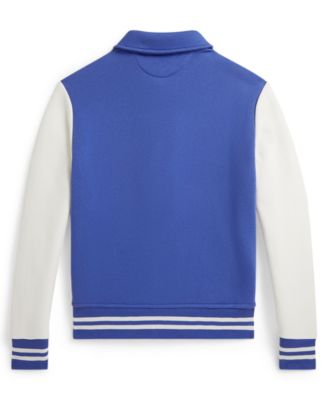 Boys' 8-20 Fleece Collared Bomber Jacket