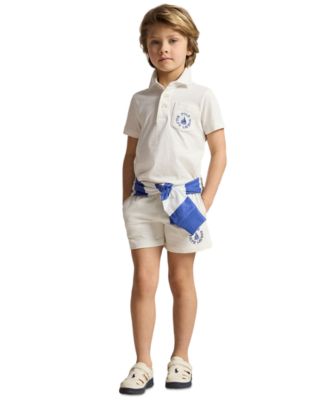 Boys' 2-7 Logo Cotton Jersey Short
