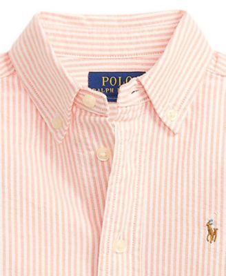 Boys' 2-7 Striped Long-Sleeve Oxford Shirt