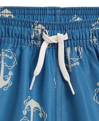 Boys' 2-7 Printed Swim Trunks