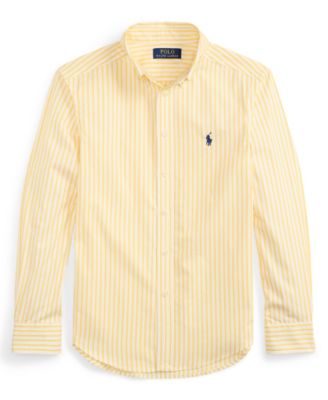 Boys' 8-20 Plaid Poplin Collared Shirt