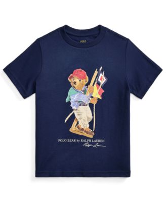 Boys' 2-7 Polo Bear Cotton Jersey Tee
