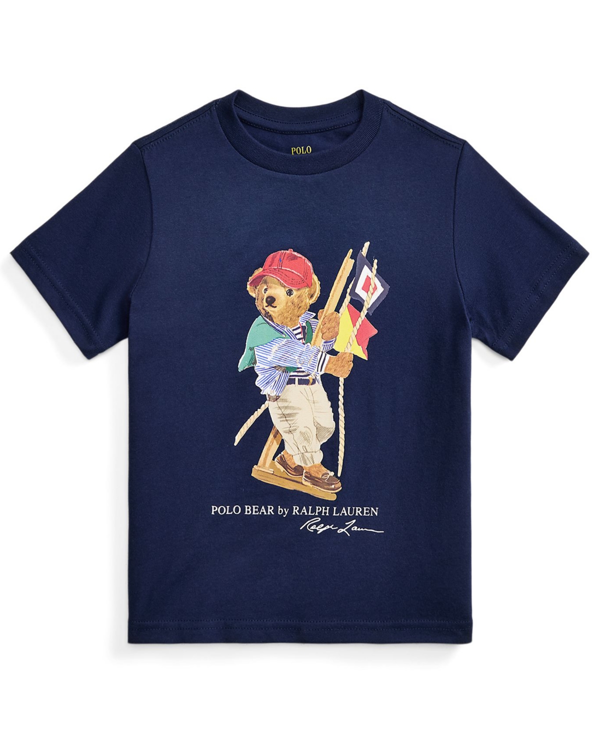 Polo Ralph Lauren Boys' 2-7 Bear Graphic Print T-Shirt