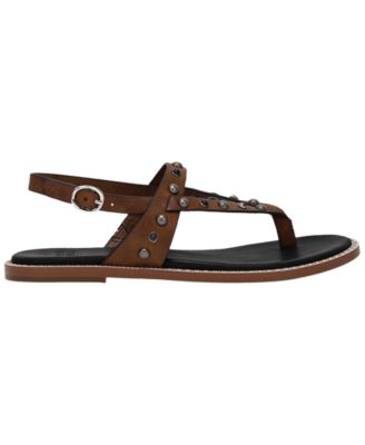 Women's Bucky Studded Thong Flat Sandals