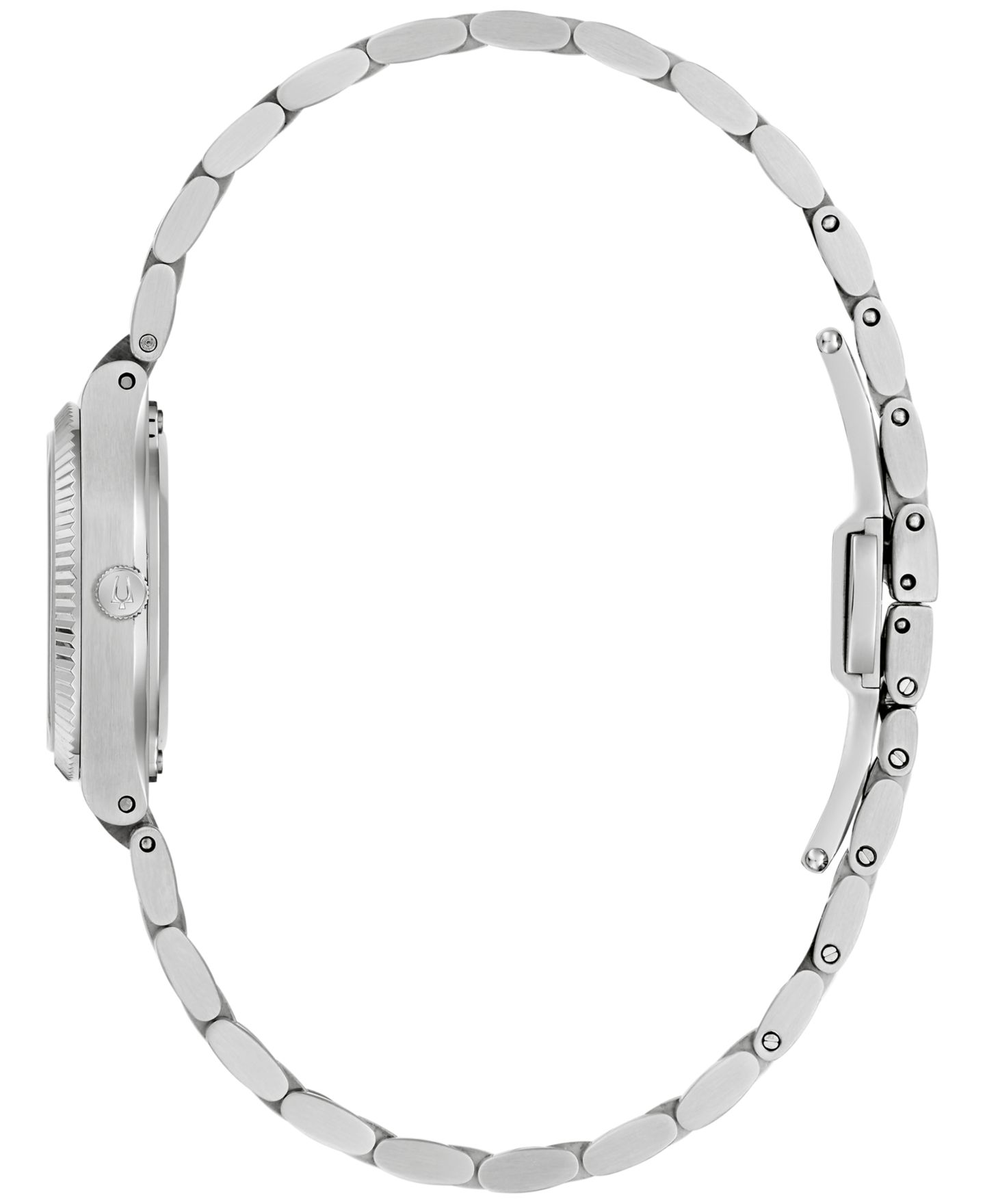 Женские часы Bulova Classic Super Seville Silver-Tone Stainless Steel Bracelet Watch 25mm — фото 2