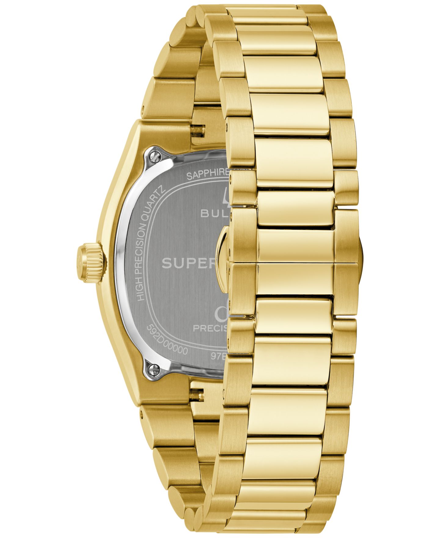 Мужские часы Bulova Classic Super Seville Gold-Tone Stainless Steel Bracelet Watch 37.5mm — фото 3