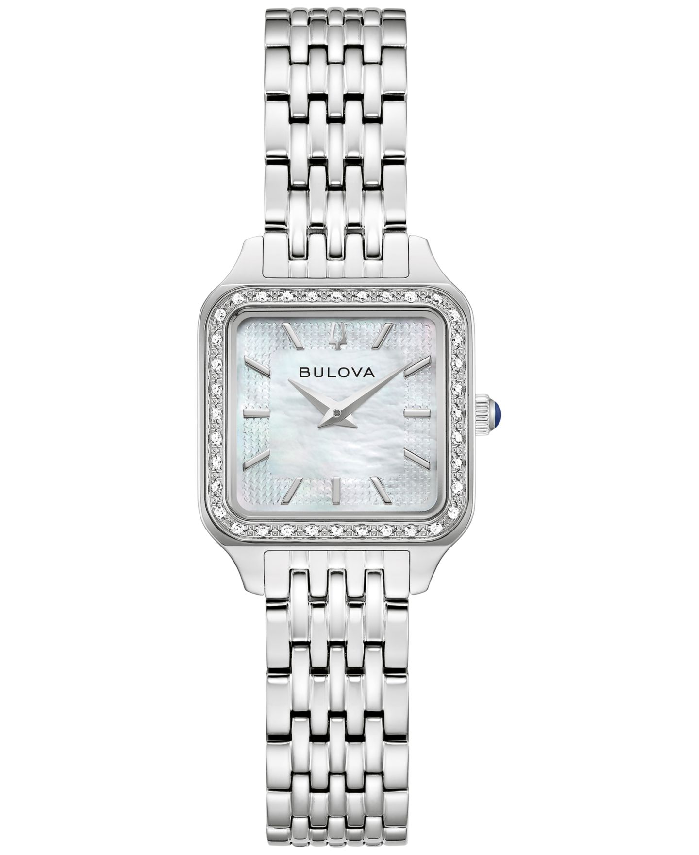 Женские часы Bulova Classic Sutton Silver-Tone Stainless Steel Bracelet Watch 22.7mm — фото 1