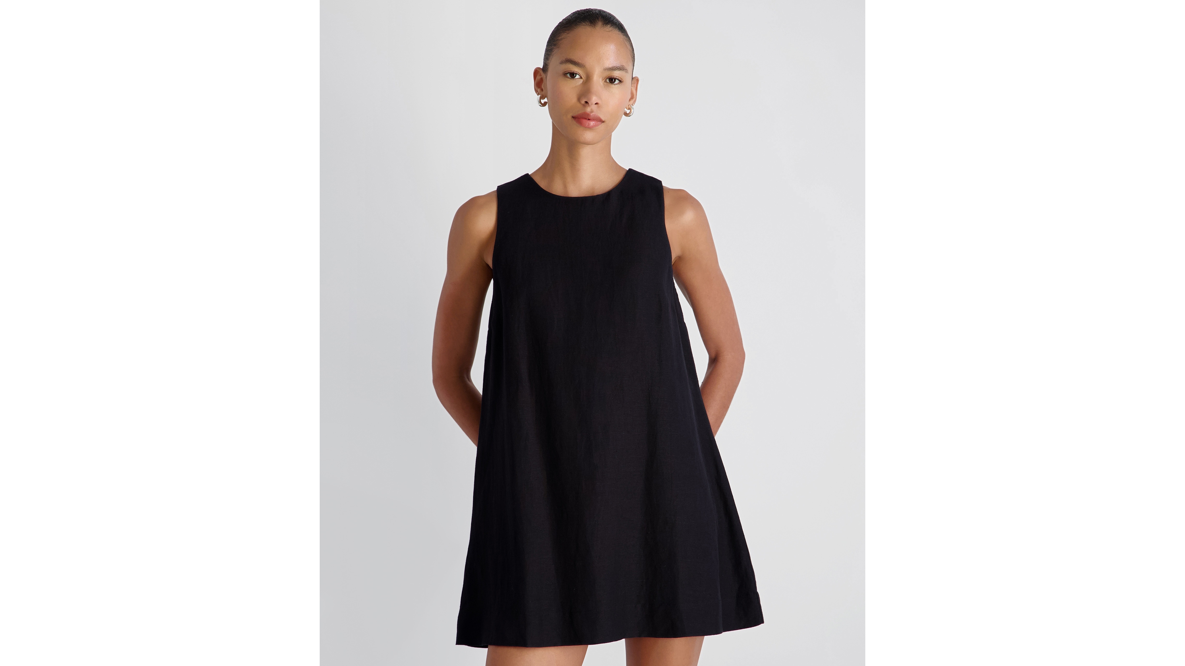 French Connection Women's Cooper Linen Sleeveless Mini Dress