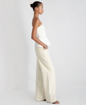 Women's York Satin in Christa Fleur Strapless Top